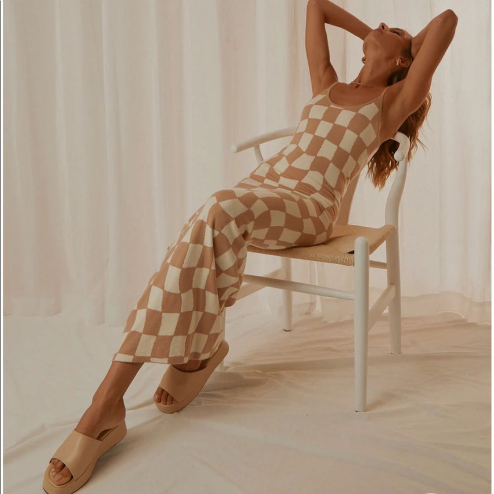 Peppermayo Cali Sweetheart Knit Maxi Dress